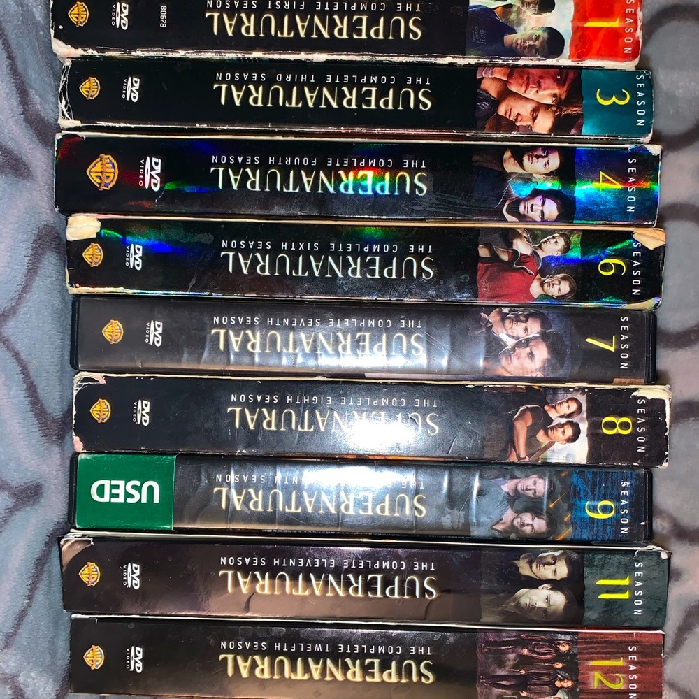 Supernatural seasons 1-12 (no 2,5,10)